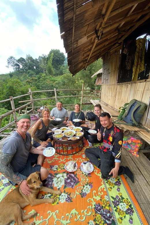 1 Day trekking : Chiang Rai popular activity,Fun in Nature. - Starting at the hot spring and entering the forest