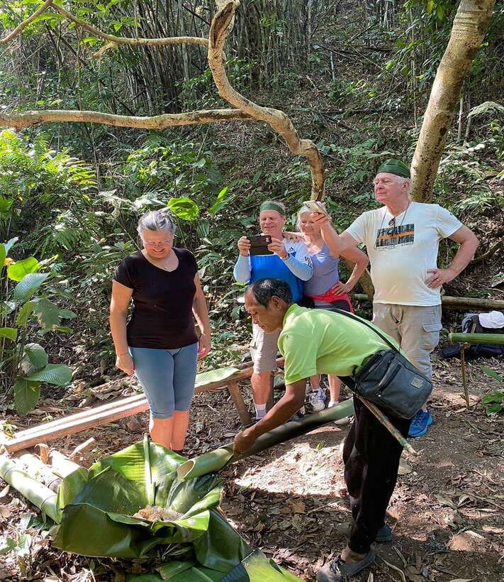 1 Day Trekking in Chiang Rai forest (walk only) - Bamboo cooking turns lunch into the main event