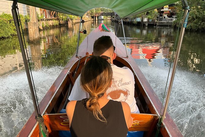 3hr Sunset Canal Cruise & Stop at Biggest Buddha (fully guided) - Meeting at Wutthakat and setting out by boat
