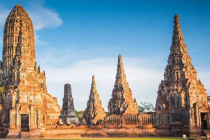 Afternoon Ayutthaya heritage site & River Boat Ride at Sunset - Wat Chaiwatthanaram at the best hour
