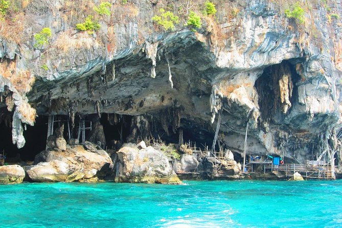 All-in Phi Phi, Maiton, MayaBay, Khai, Bamboo islands Tour - Khai Nai for swimming, sand, and a breather