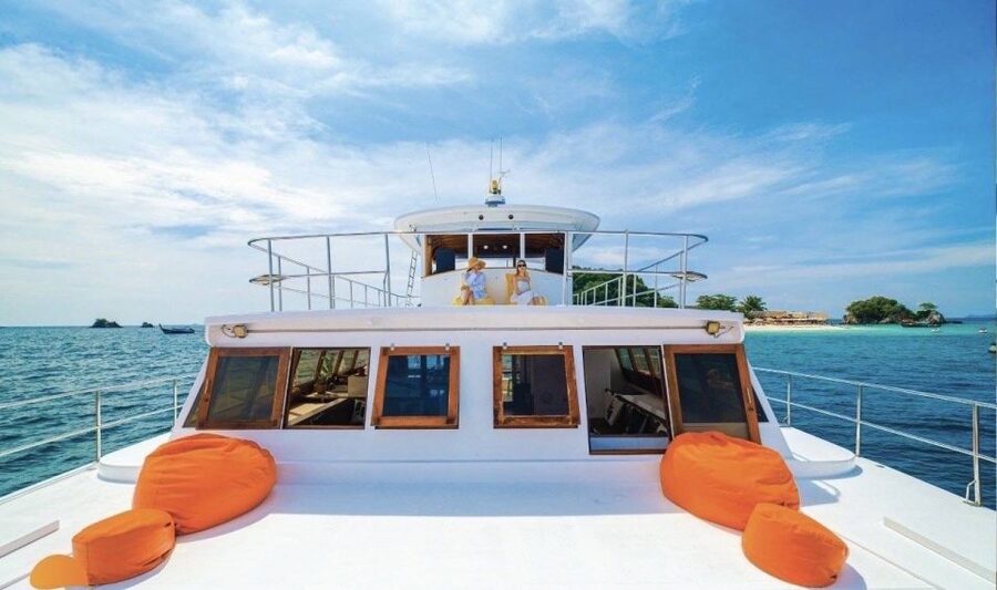 Amazing Coral Island & Sunset Dinner with Power Catamaran - Promthep Cape, fishing, and dinner on the boat
