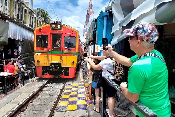 Amphawa and Railway Markets with Boat Ride Group Tour - What to expect at Mae Klong Railway Market