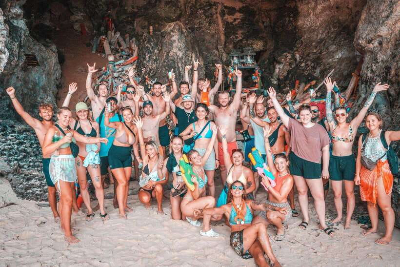 Ao Nang: 4 Island Awesomeness Adventure - Railay Beach and the Phranang Cave stop