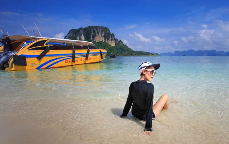 Ao Nang: 4 Islands Day Tour by Speedboat or Longtail Boat - Tup Island and its shifting sandbar