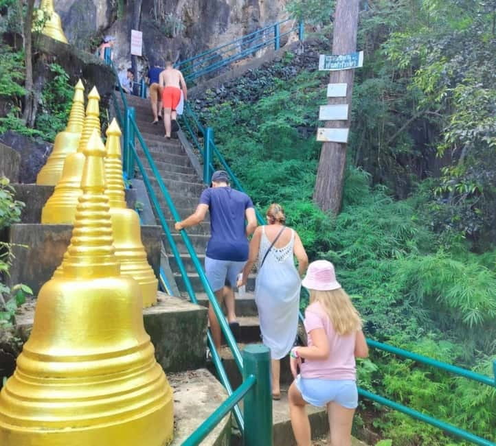 Ao Nang: Hot Springs, Emerald Pool, and Tiger Cave Day Tour - Hot Spring Waterfall and natural spa pools