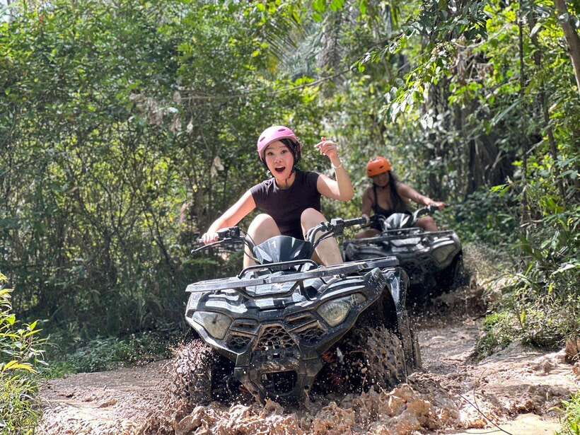 Ao Nang: Krabi kayaking and and ATV Extreme - Fruit, water, and a simple pier break