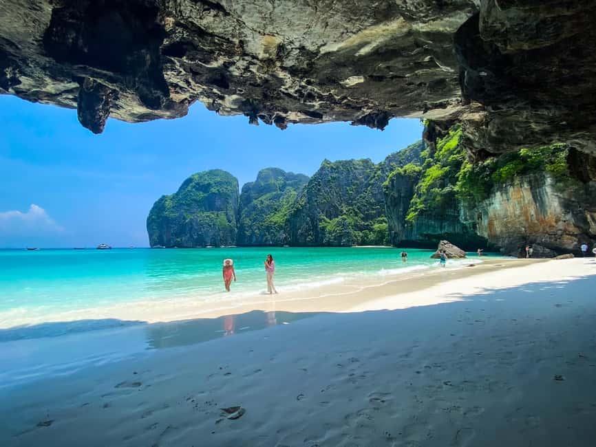 Ao Nang: Phi Phi Islands Speedboat or Catamaran Tour One day - Maya Bay is beautiful, famous, and often crowded