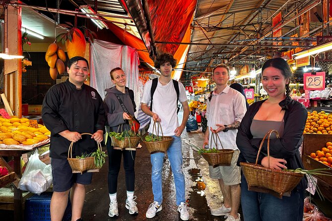 Authentic Thai Cooking with the Largest market visit &TukTuk ride - From Khlong Toei Market to the cooking school