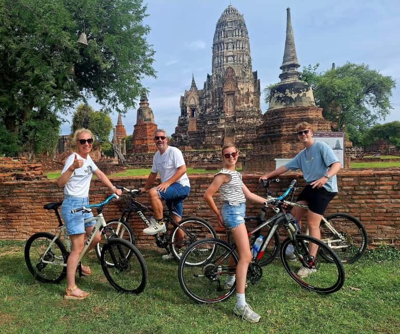 Ayutthaya: Colorful Slow Life Bicycle Tour with local guide. - Quiet roads, abandoned temples, and local life
