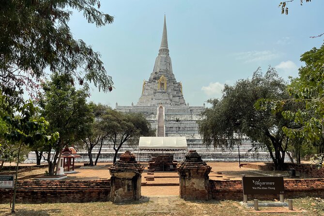 Ayutthaya Historical Old Capital day Tour from Bangkok - Wat Phu Khao Thong and its 50-meter chedi