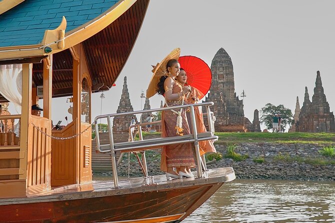 Ayutthaya Sunset Discovery, Boat Ride, Iconic Spots, Local Market - Wat Yai Chai Mongkol and its towering chedi