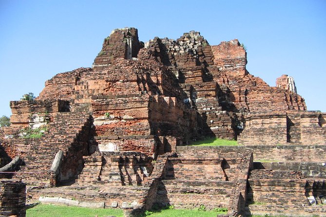 Ayutthaya Tour from Bangkok with Grand Pearl River Cruise - Wat Lokayasutharam’s outdoor reclining Buddha