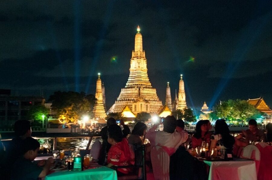 Bangkok: 2-Hour Dinner & Shows on White Orchid River Cruise - The Open-Air Deck And Choosing Your Best Spot