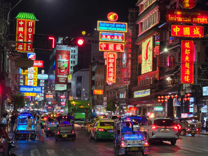 Bangkok: A 4 Hours Tuk Tuk Sightseeing Tour Iconic Landmarks - Chinatown dinner and dessert