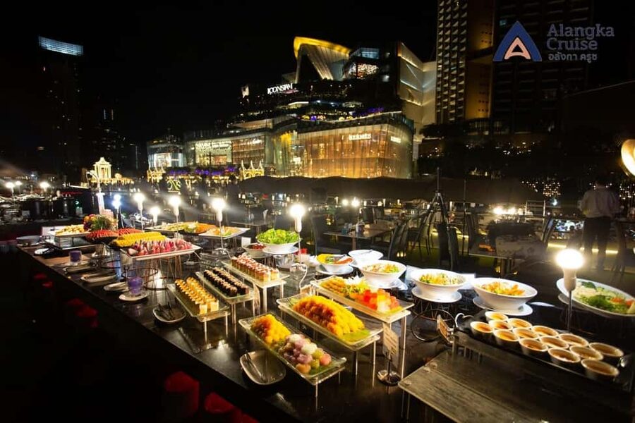 Bangkok: Alangka Luxury Cruise with Buffet and Live Music - Rama VIII Bridge and the changing skyline