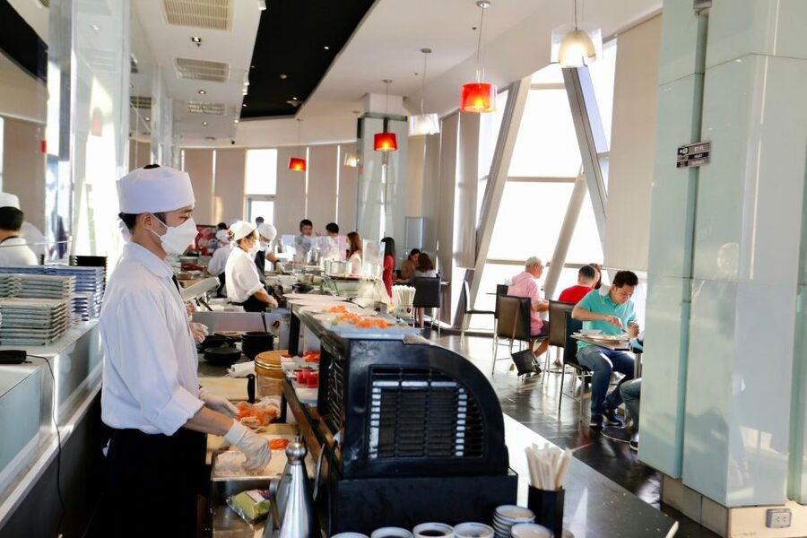 Bangkok: Baiyoke Observation Deck Ticket with Buffet Meal - The 81st-floor Sky Box balconies