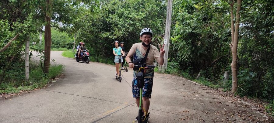 Bangkok: Bang Kachao E-Scooter Jungle Tour - Meeting at Khlong Toei Pier without confusion