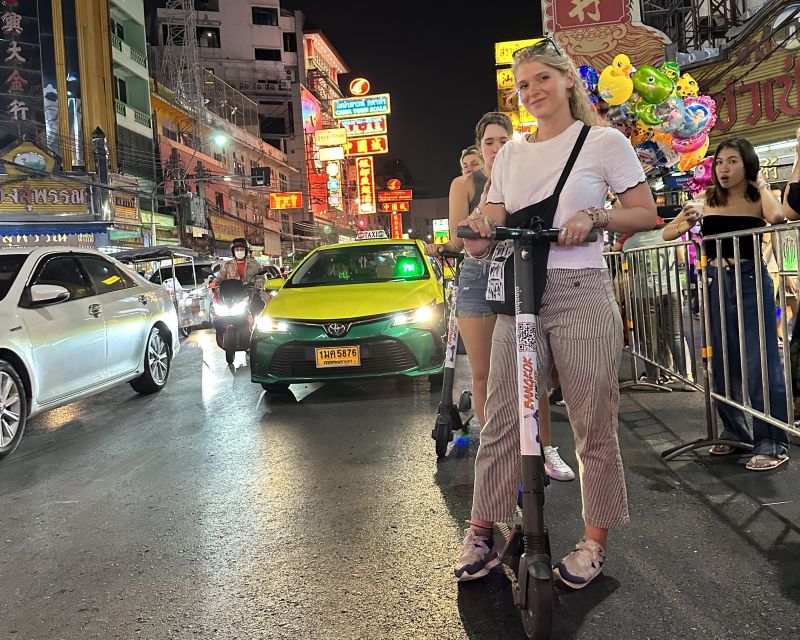 Bangkok By Night by Electric Scooter &/or Bike - Starting Near Khao San Road