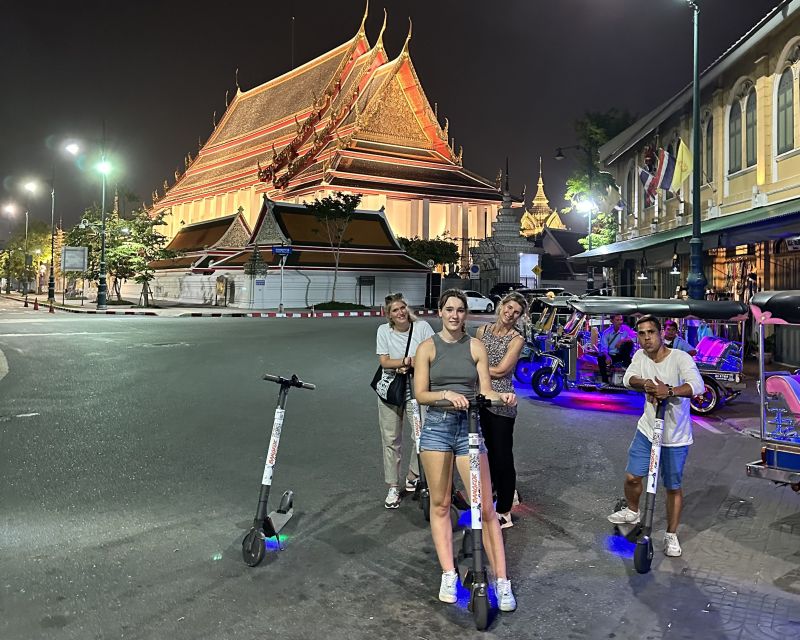 Bangkok By Night by Electric Scooter &/or Bike - Wat Suthat and the Giant Swing