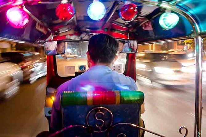 Bangkok by Night Tuk Tuk Tour: Markets, Temples & Food - The Flower Market after dark