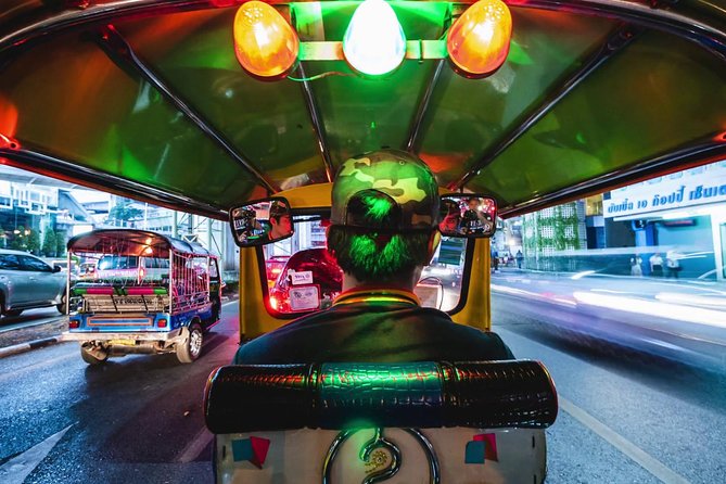 Bangkok by Night Tuk Tuk Tour: Markets, Temples & Food - What the tuk-tuk setup means for you