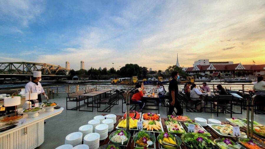 Bangkok: Calypso x White Orchid Cruise with Private Transfer - Waiting at Asiatique before Calypso