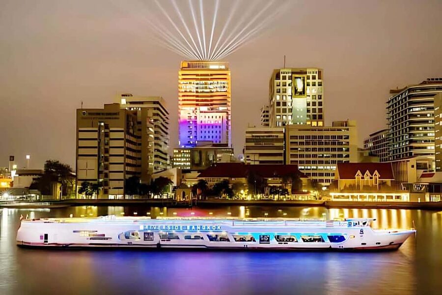 Bangkok: Carnival Dinner Cruise with Free-Flow Beer & Buffet - Starting at Riverside Bangkok Hotel