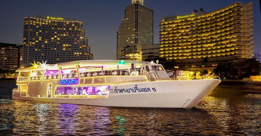 Bangkok: Chao Phraya Princess Dinner Cruise Ticket - Live music, Thai dancing, and the floating party mood