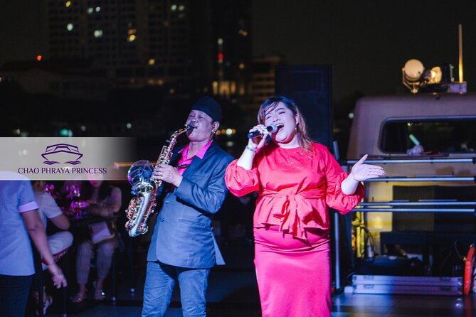 Bangkok Chao Phraya Princess Night Dinner Cruise - Taksin Bridge and the changing city view