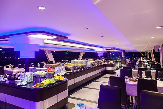 Bangkok Chao Phraya River Sunset Cruise Tour Admission Ticket - A sunset view of Bangkok with dinner built in