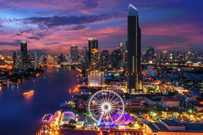 Bangkok Chao Phraya River Sunset Cruise Tour Admission Ticket - The sunset route along the Chao Phraya