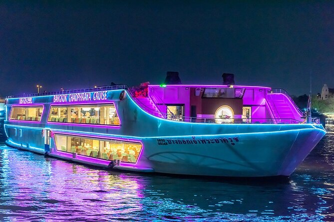 Bangkok Chaophraya Dinner Cruise with Thai Cultural Show - Thai dance, Khon theater, and live music