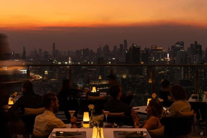 Bangkok: Cielo Sky Bar & Restaurant Rooftop - Thai flavors, international dishes, and drinks