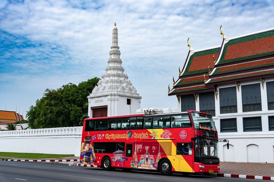 Bangkok: City Sightseeing Hop-On Hop-Off Bus Tour - Finding the stops and managing the schedule