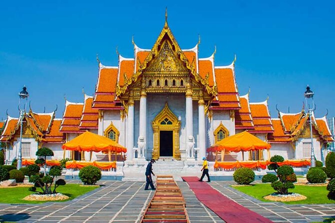 Bangkok City Tour with Guided Temple Visits and Shared Transfers - Wat Benchamabophit and its cool Marble Temple style