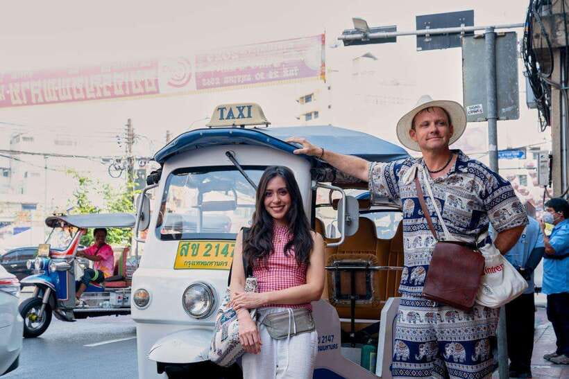 Bangkok Electric Tuk Tuk: Street Food & Markets - Meeting at Sanam Chai Station
