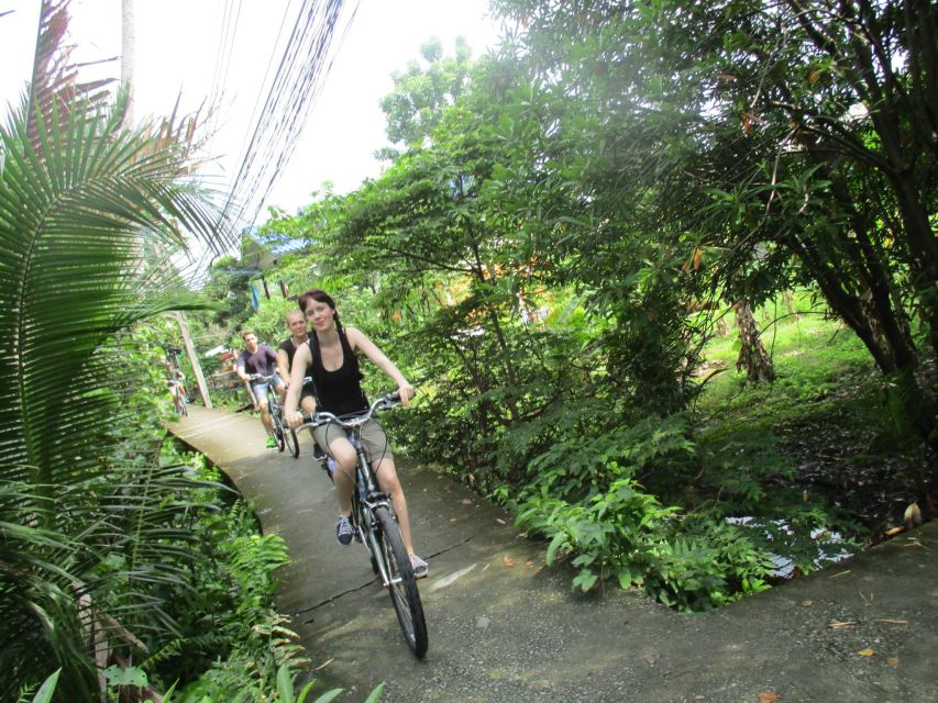 Bangkok Full-Day Bike Tour with Boat Transfer and Lunch - Returning by boat to the city heat