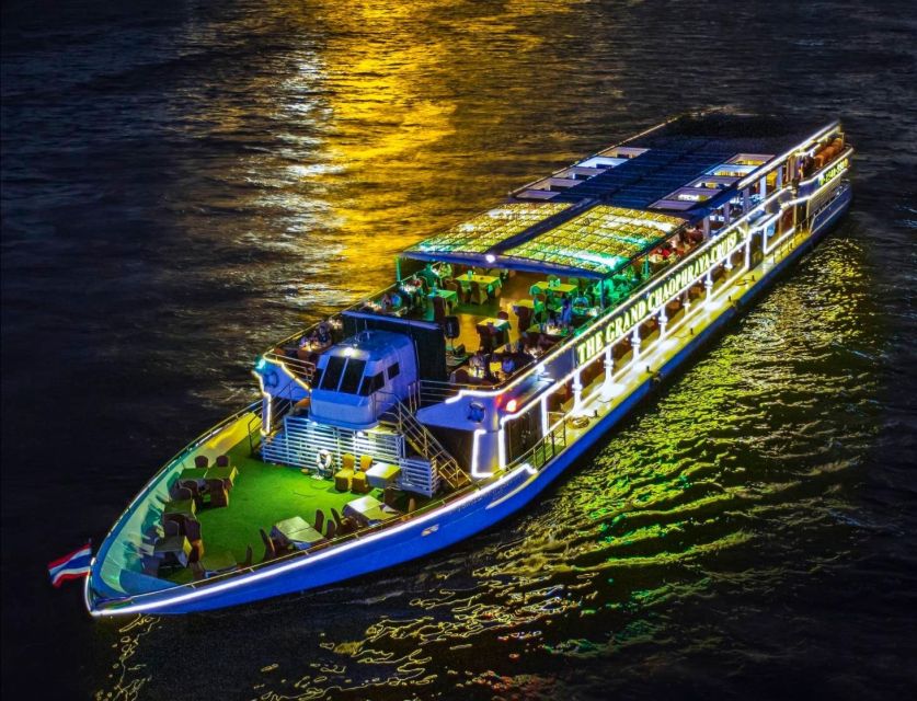 Bangkok: Grand Chao Phraya Dinner Cruise with Live Show - The two-hour route along Bangkok’s river