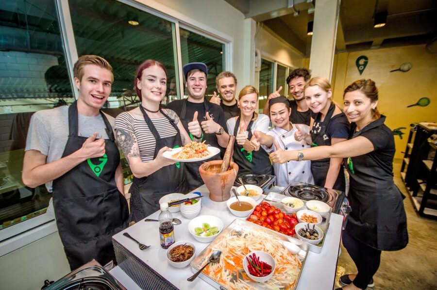 Bangkok: Half-Day Thai Cooking Class in Bangrak District - Five Dishes, One Working Kitchen