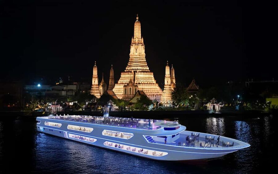Bangkok: Luxury White Sunset or Dinner Cruise with Beer - Two cruises, two different Bangkok evenings