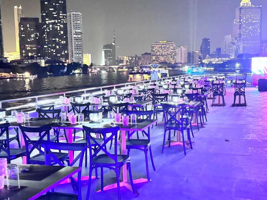 Bangkok: Luxury White Sunset or Dinner Cruise with Beer - Assigned seating and the smart-casual dress code
