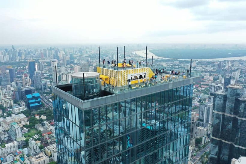 Bangkok: Mahanakhon Skywalk Sunset Ticket with Photo - The glass floor, Bangkok directly below