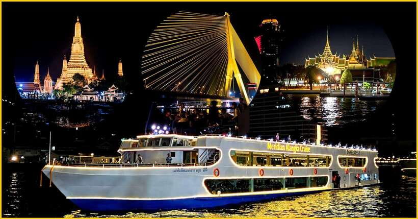 Bangkok: Noah 6 Stars Luxury Chaophraya River Dinner Cruise - What the $35 price really buys you
