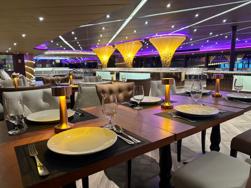 Bangkok: Opulence Luxury Chao Phraya Dinner Cruise - Buffet dinner, dessert, and drinks