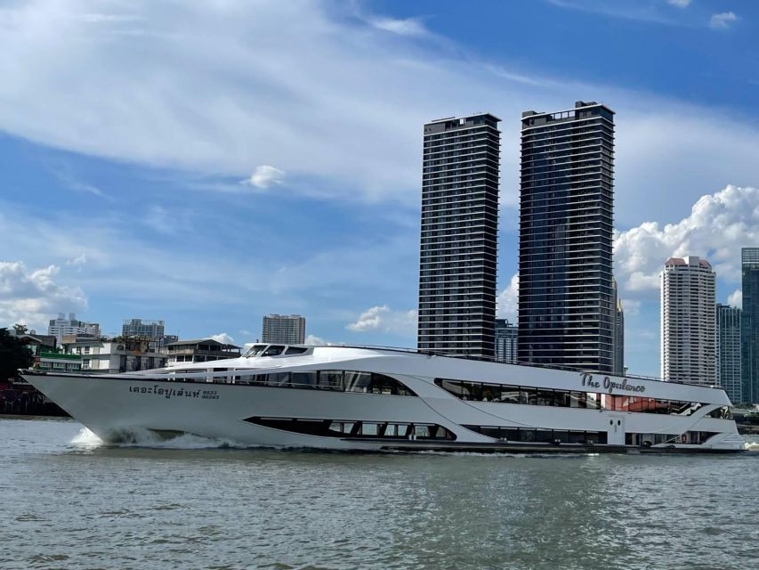 Bangkok: Opulence Luxury Chao Phraya Dinner Cruise - Check-in at Icon Siam Pier 2