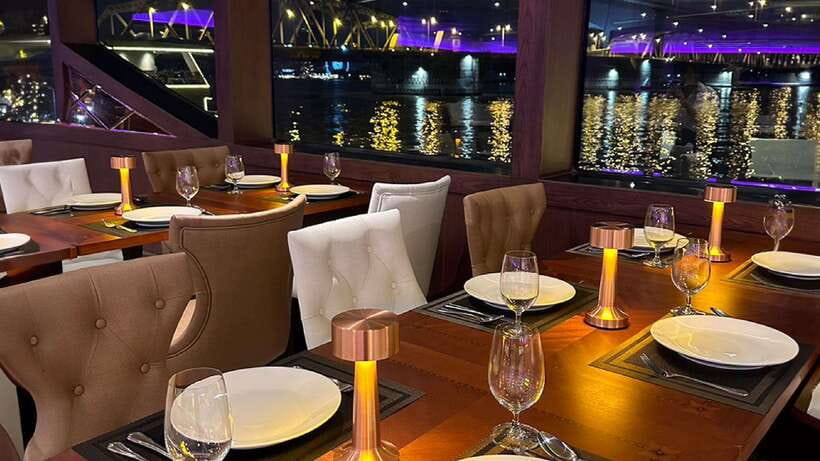 Bangkok: Opulence Luxury Dinner Cruise with Hotel Transfer - The river route and its best sights
