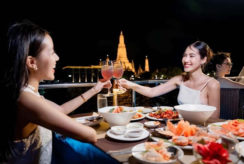 Bangkok: Opulence Luxury River Dinner Cruise with Live Band - Boarding The Opulence’s three decks