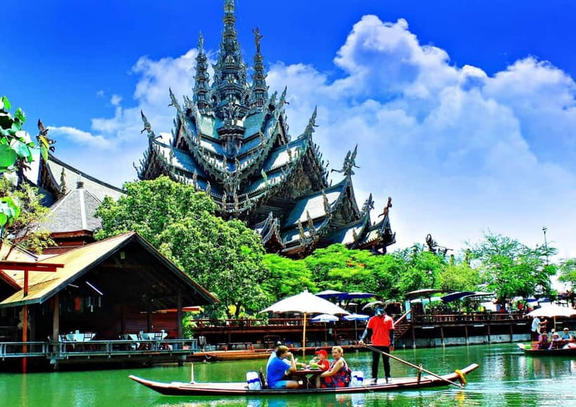 Bangkok: Pattaya Truth Sanctuary Guided Tour & Coral Island - Starting from one of six Bangkok pickup points