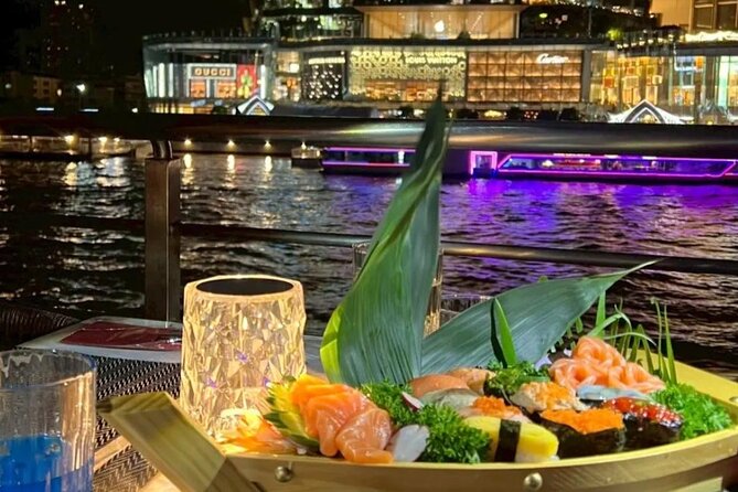 Bangkok Sawasdee Chaophraya Dinner Cruise from ICONSIAM - Open-air decks, tables, and crowd levels